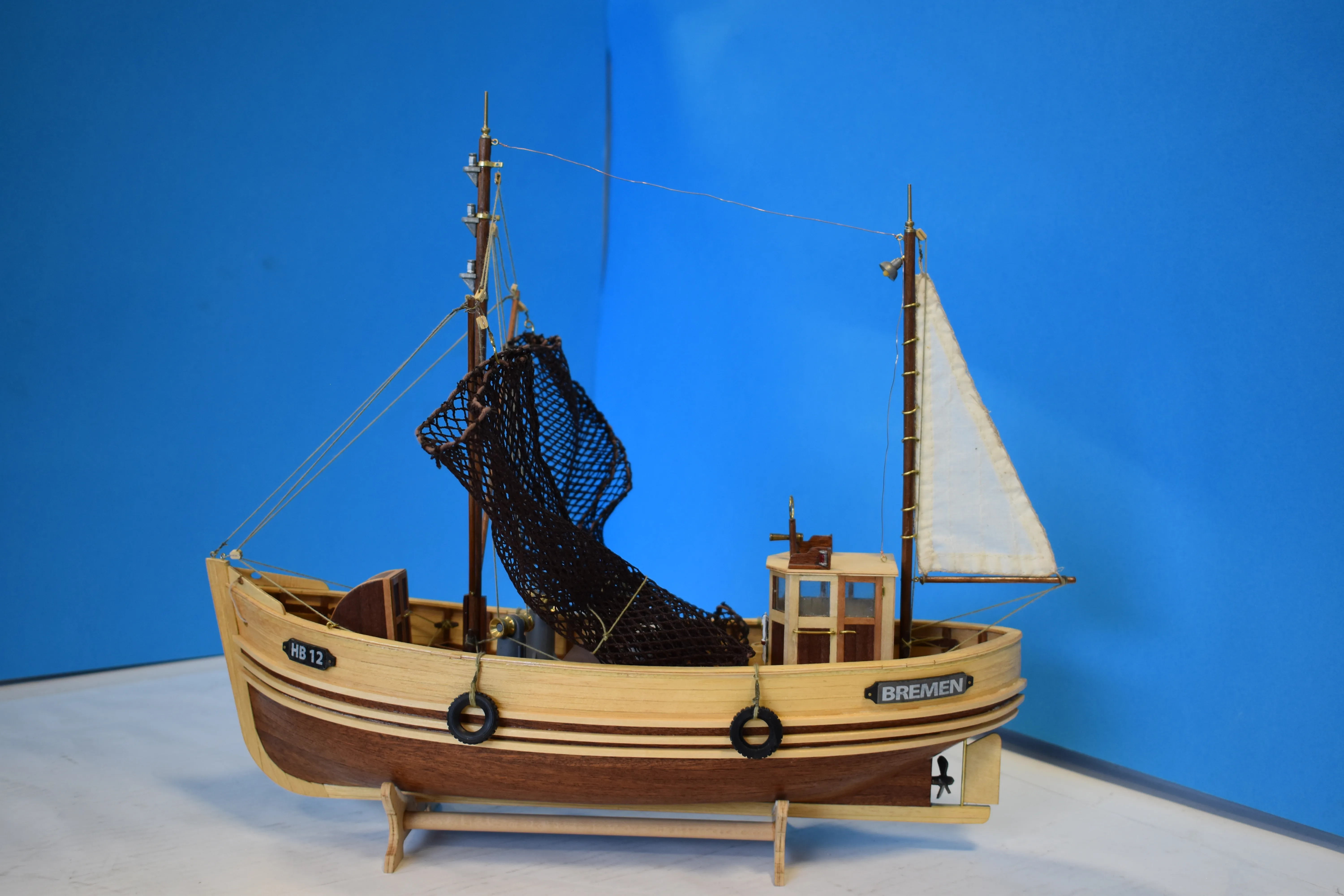 Модель корабля рыбацкая лодка "Bremen" - Верфь на Столе