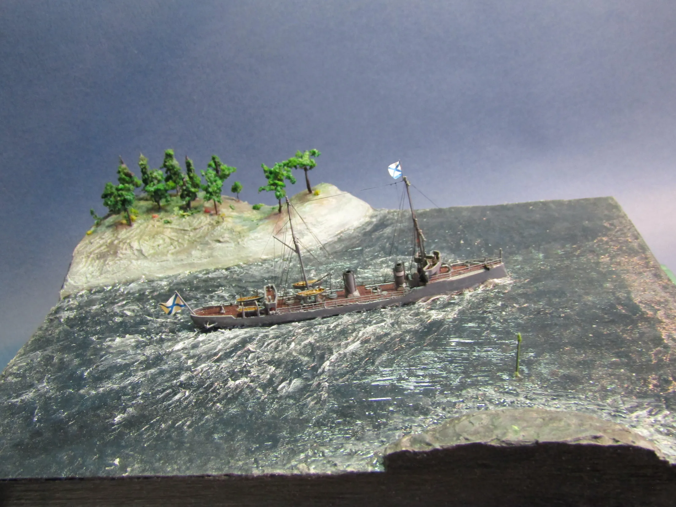 Модель корабля Эскадренный миноносец «Сибирский стрелок» 1906 г. - Верфь на Столе