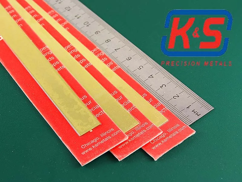 Полоска латунная 12,7х0,6 мм, 1 шт