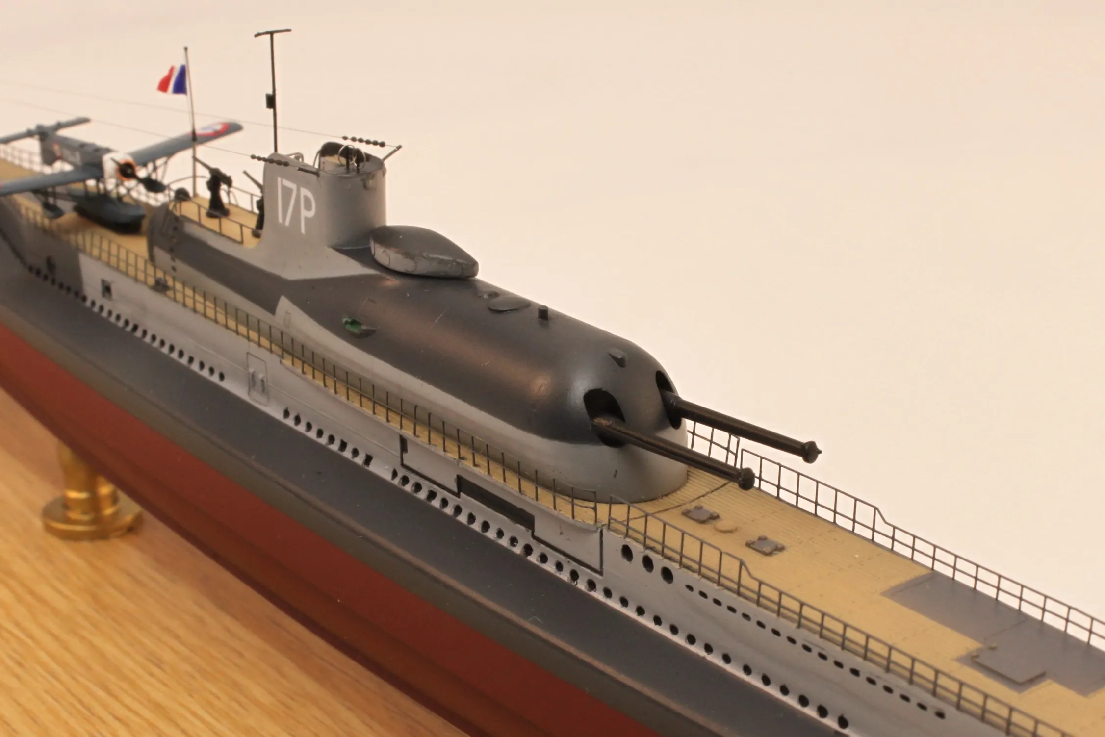 Модель корабля Подводная лодка "Сюркуф" - Верфь на Столе