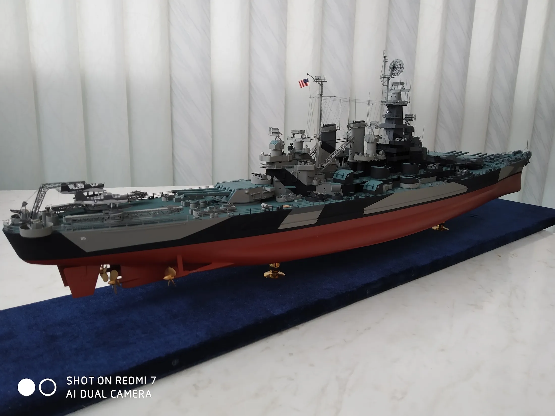 Модель корабля Линкор «North Carolina» - Верфь на Столе