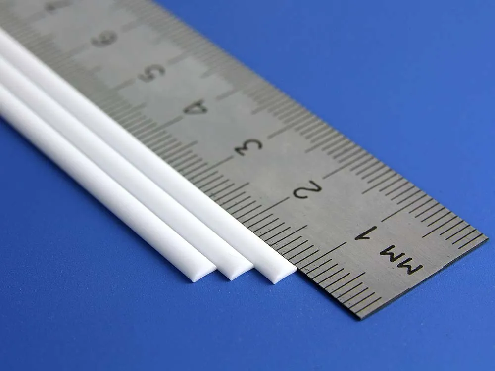 Пруток пластиковый полукруглый 3,2 мм, 3 шт/уп.