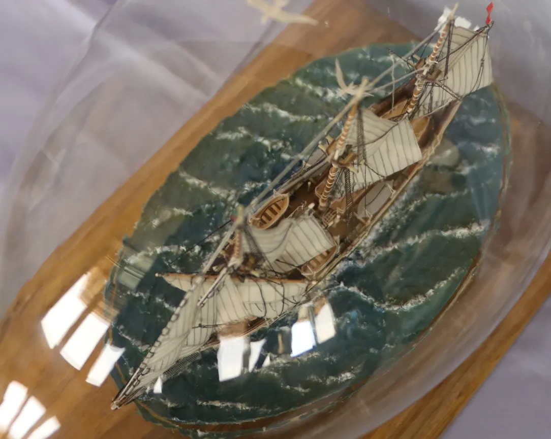 Модель корабля Шхуна "Заря" - Верфь на Столе