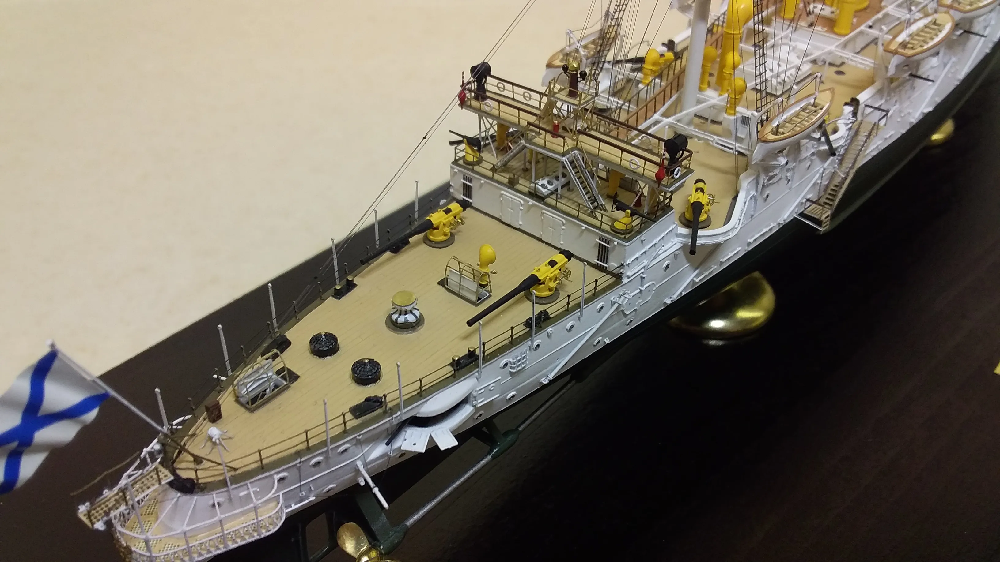 Модель корабля Бронепалубный крейсер 1 ранга «Варяг» - Верфь на Столе