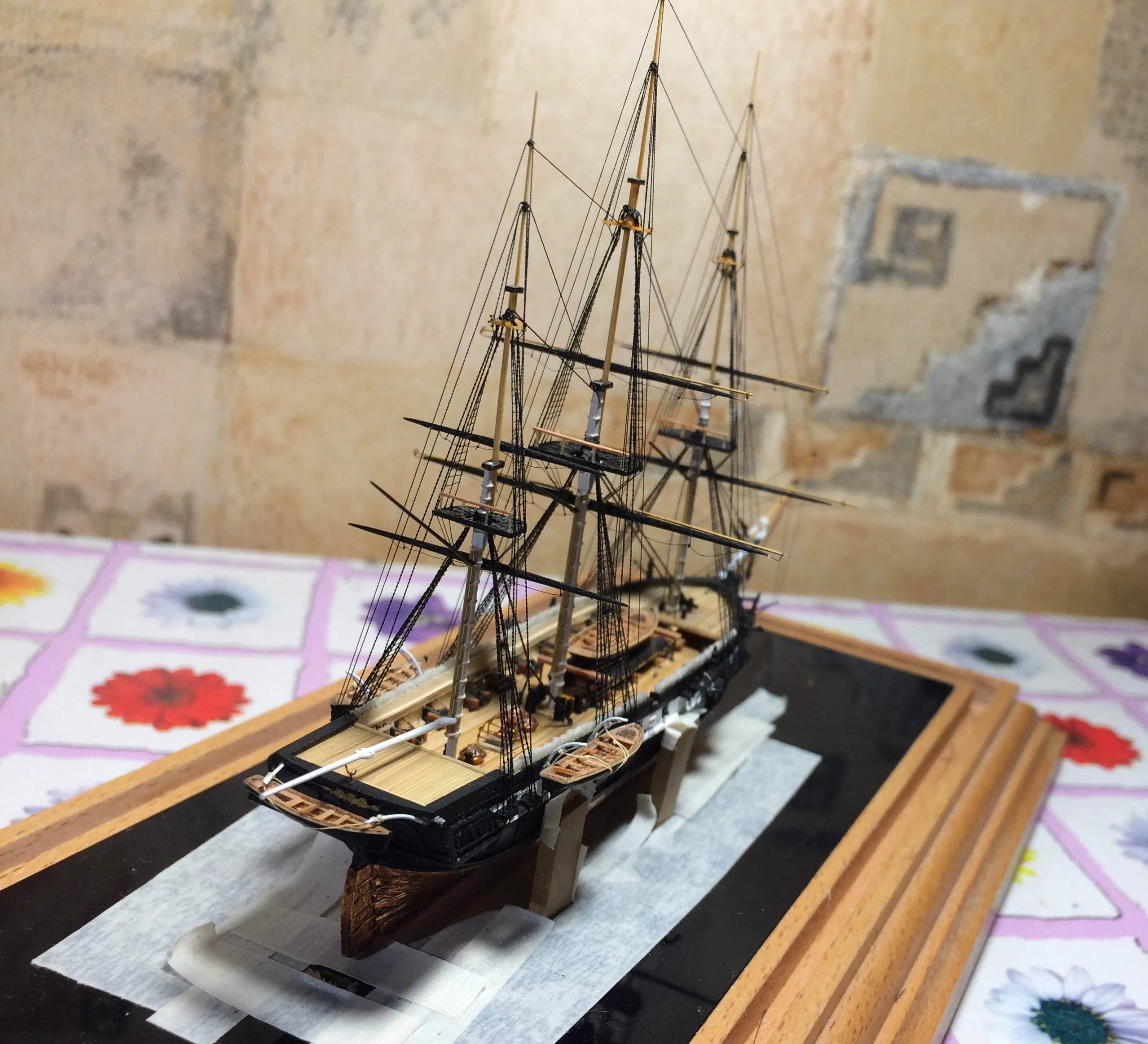 Модель корабля 20-ти пушечный корвет “Оливуца” - Верфь на Столе