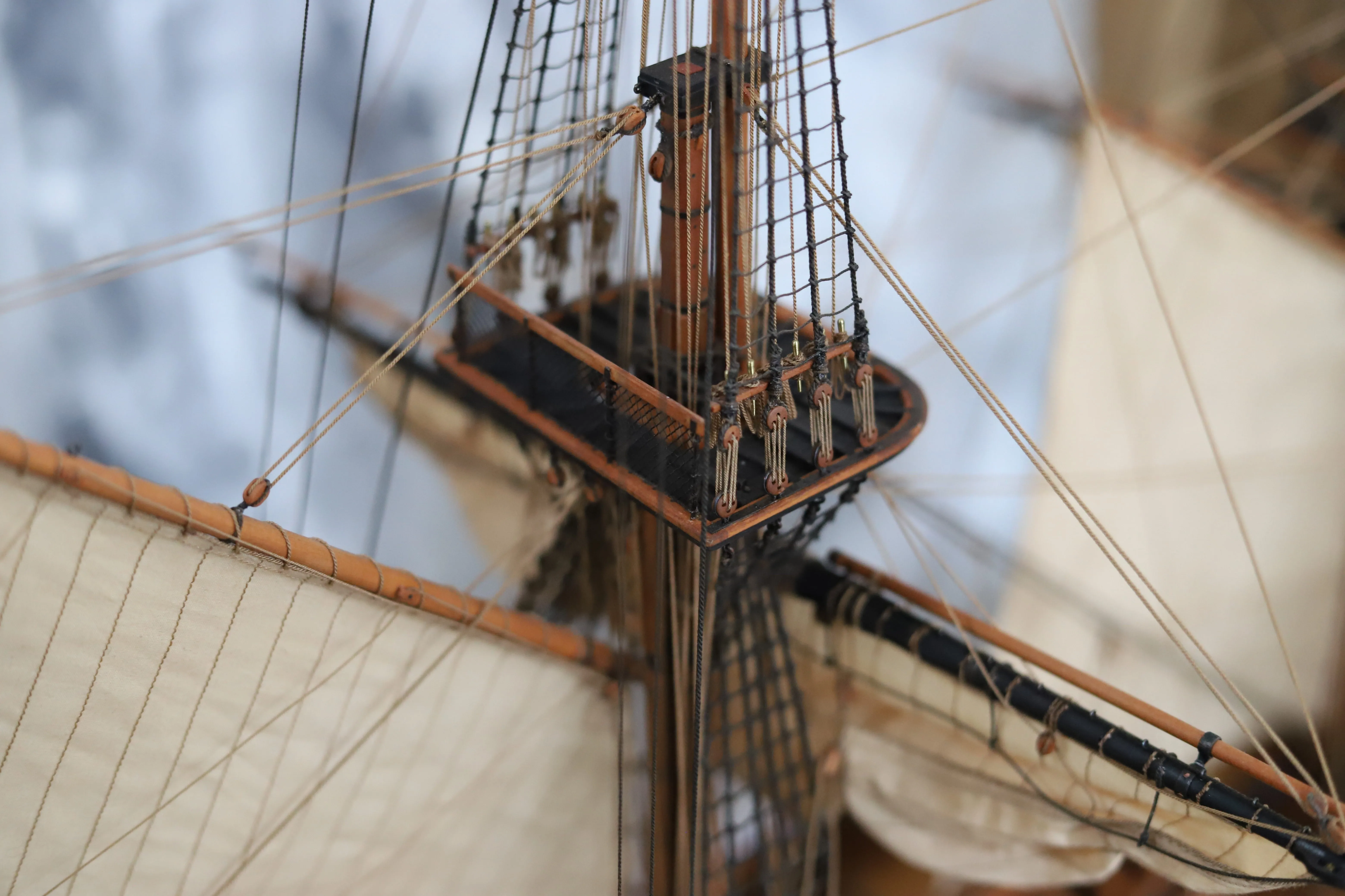 Модель корабля 20-ти пушечный бриг "Парис" - Верфь на Столе