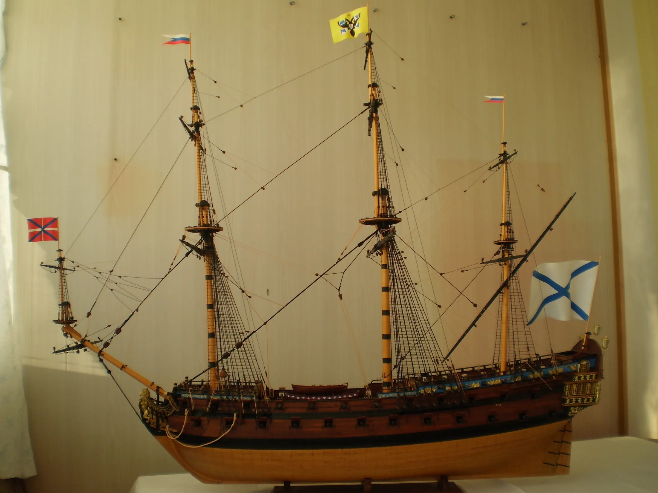 Модель корабля «Ингерманланд» (1715) - Верфь на Столе