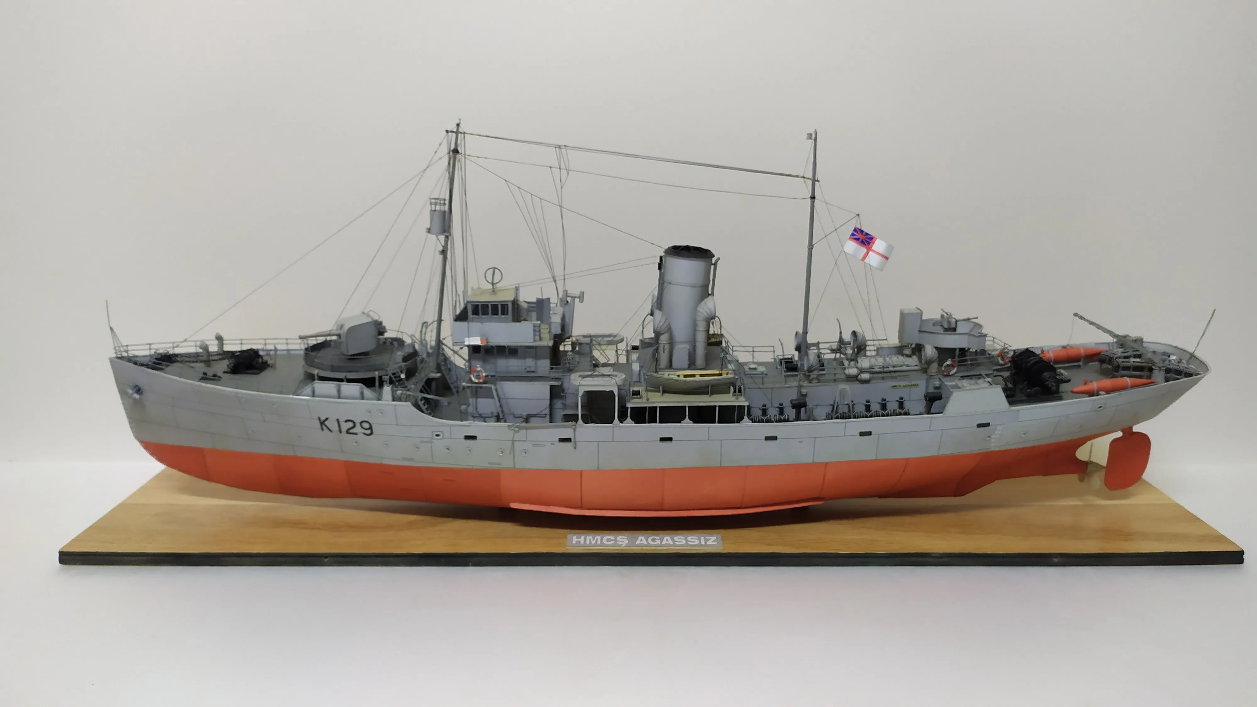 Модель корабля Корвет  NMCS "AGASSIZ" - Верфь на Столе