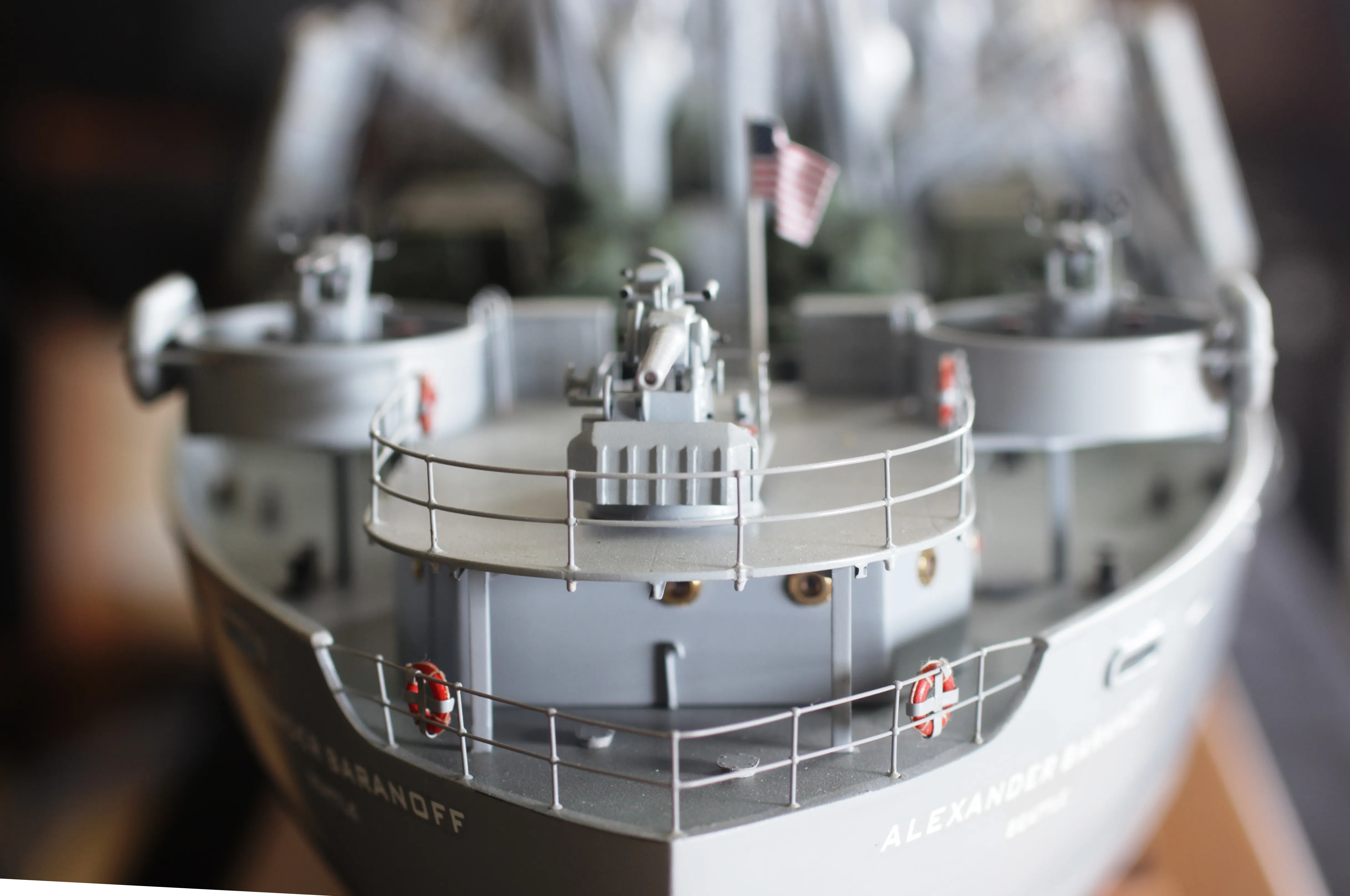 Модель корабля    Транспорт типа "Либерти"  - "Александр Баранов" 1943 г. - Верфь на Столе