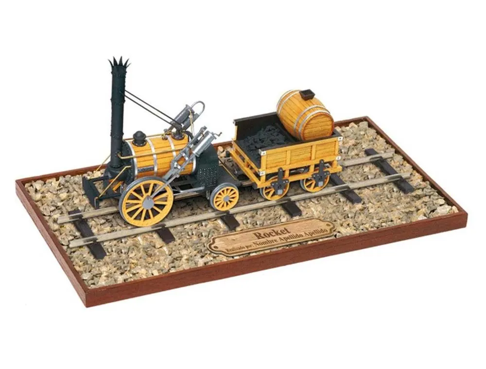 Модель паровоза Ракета (ROCKET) + (Полный набор инструментов, клея и краски) Модель паровоза Ракета (ROCKET) + (Полный набор инструментов, клея и краски)