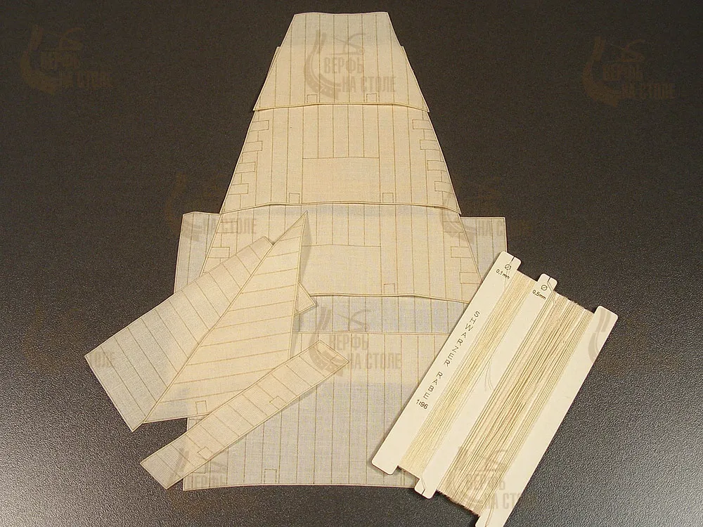 Паруса для Schwarzer Rabe масштаб 1:96