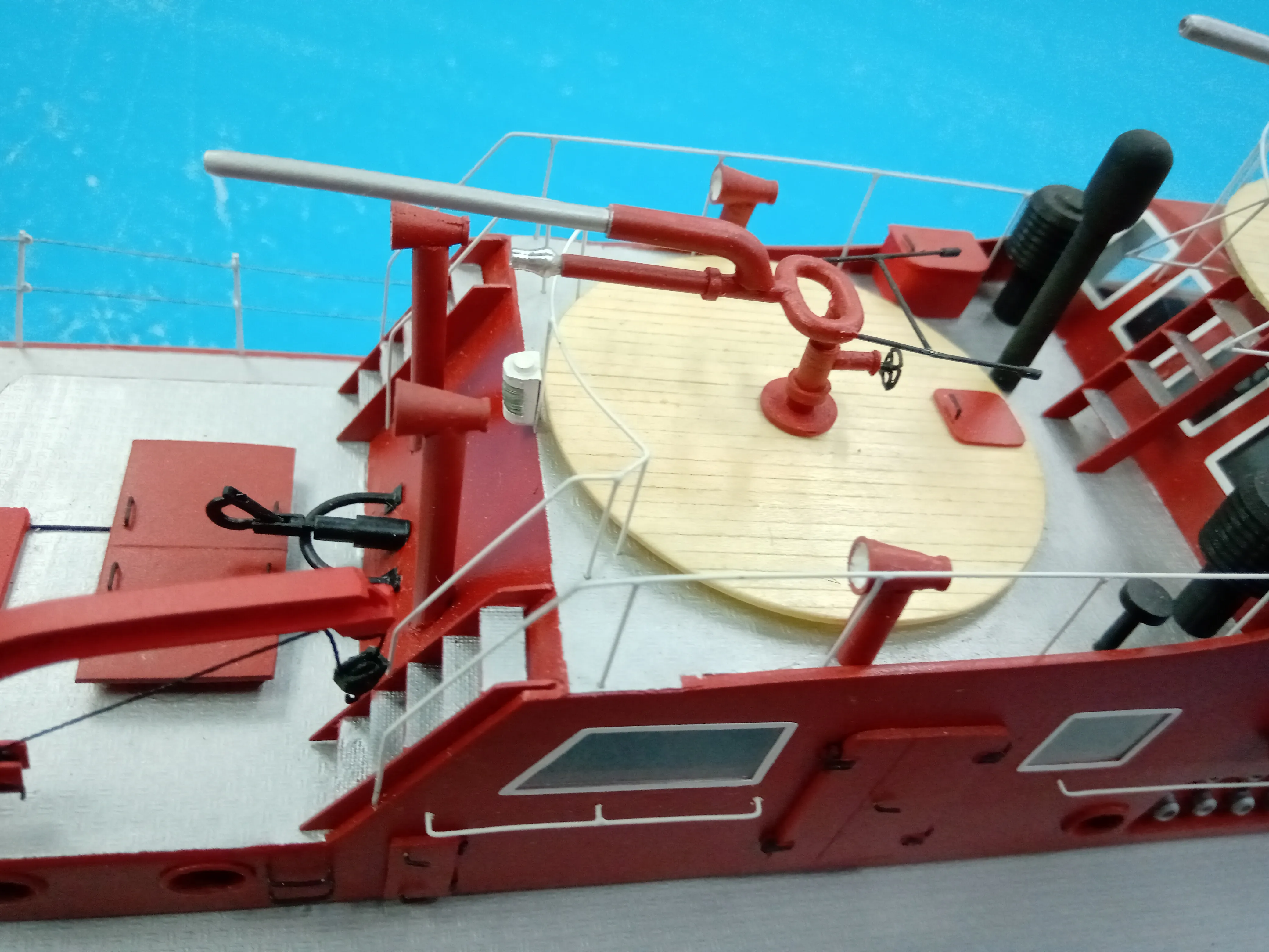 Модель корабля Düsseldorf - Верфь на Столе