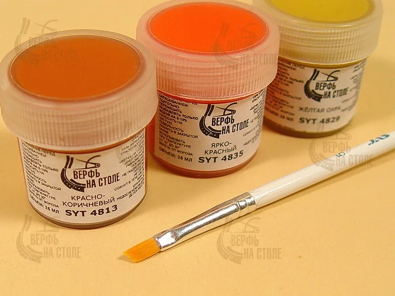 Кисть из синтетического волоса, ретушная N 5