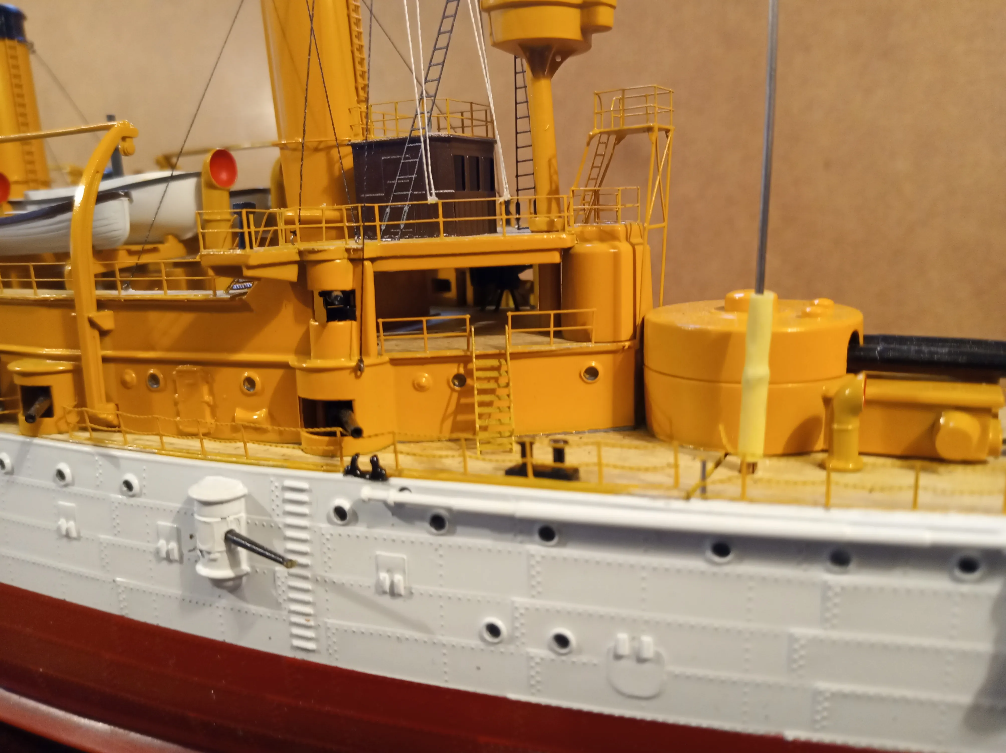 Модель корабля Protected Cruiser USS "OLIMPIA" - Верфь на Столе