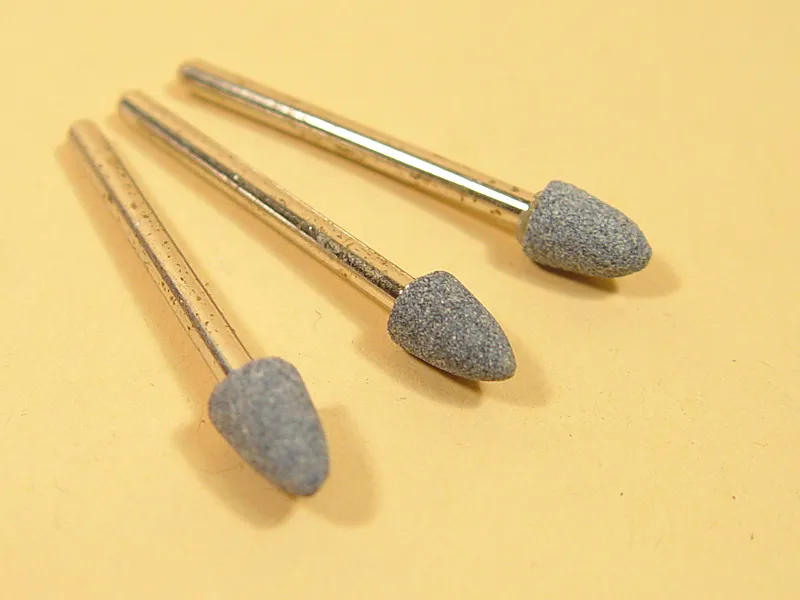 Насадка шлифовальная, карбид кремния, пуля,  8х15 мм, 3 шт JAS