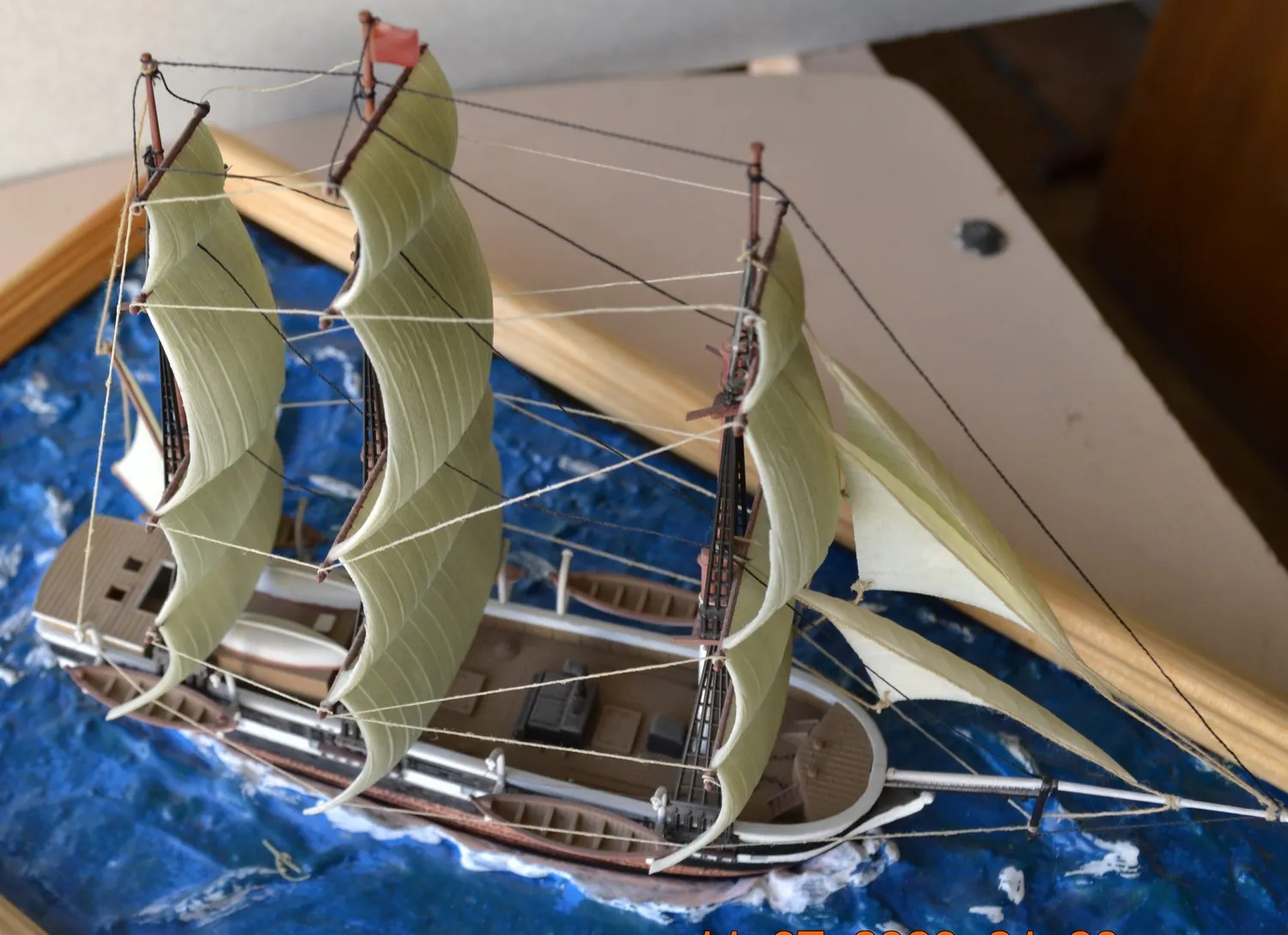 Модель корабля "Нью Бедфорд" - Верфь на Столе