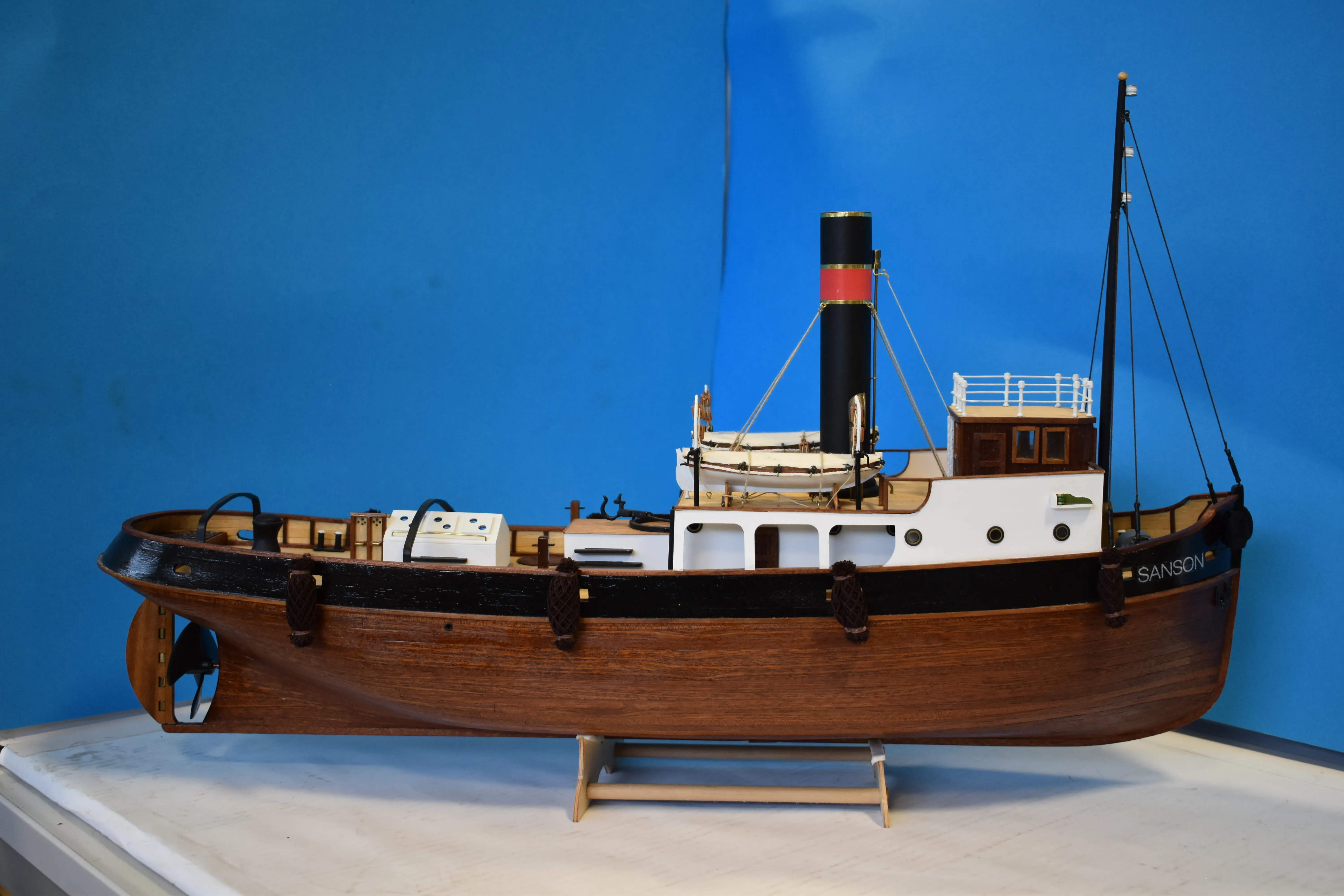 Модель корабля Буксир "Sanson" - Верфь на Столе