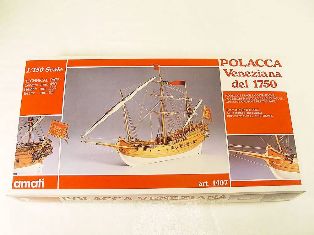 Polacca Veneziana + (Полный набор инструментов, клея, лак)