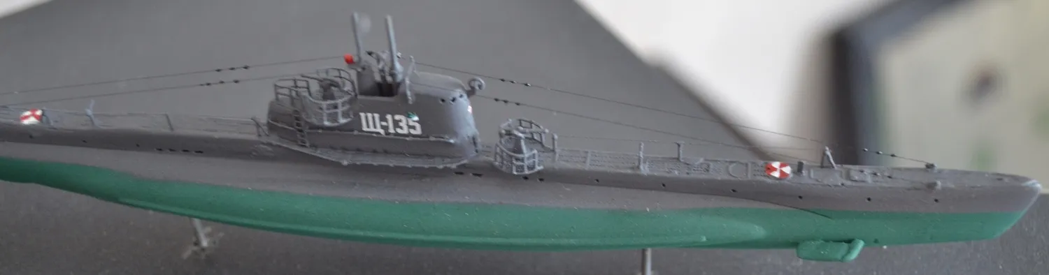 Модель корабля Подводная лодка типа Щука "135" - Верфь на Столе