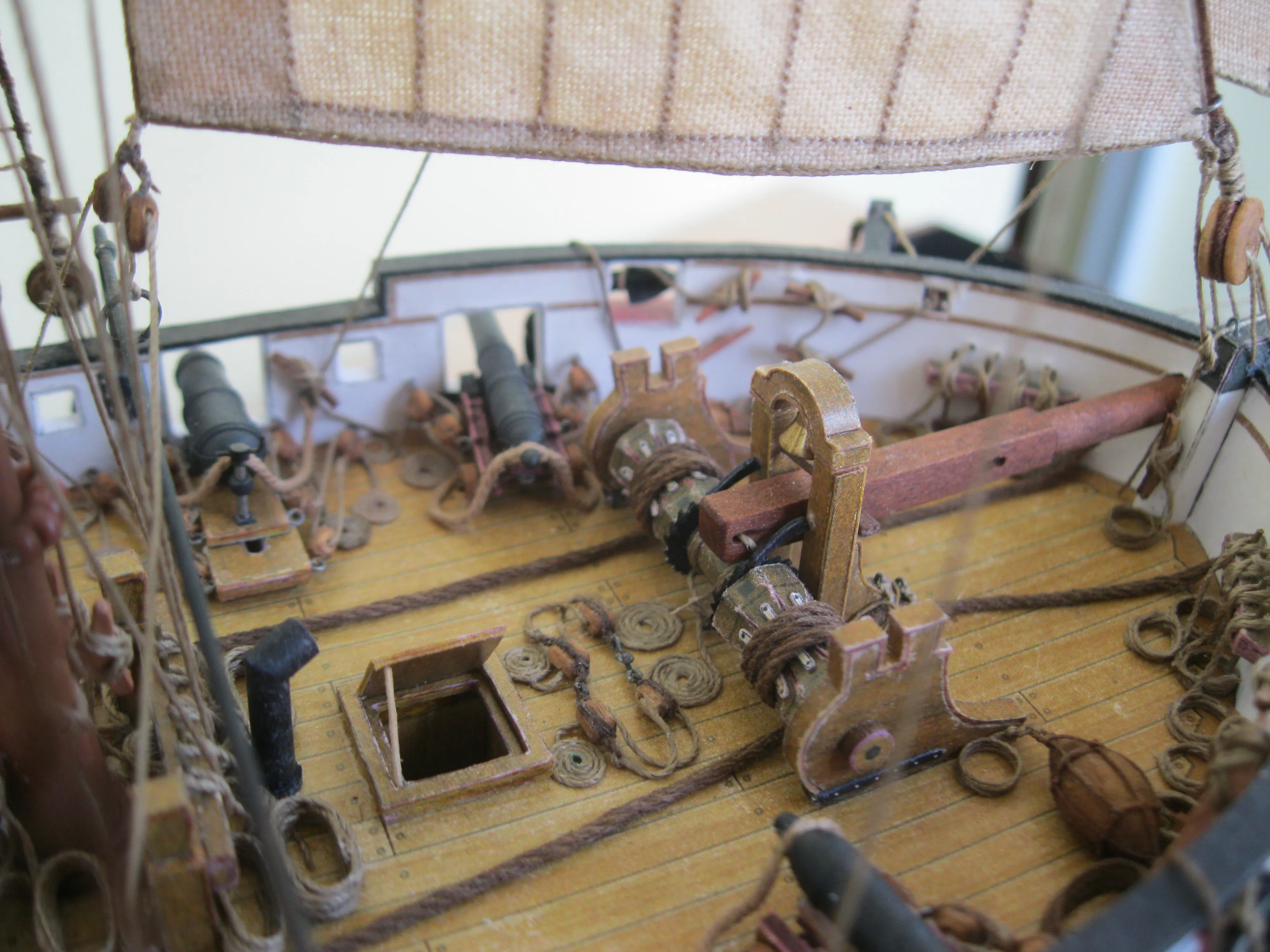 Модель корабля Тендер „Поспешный” - Верфь на Столе