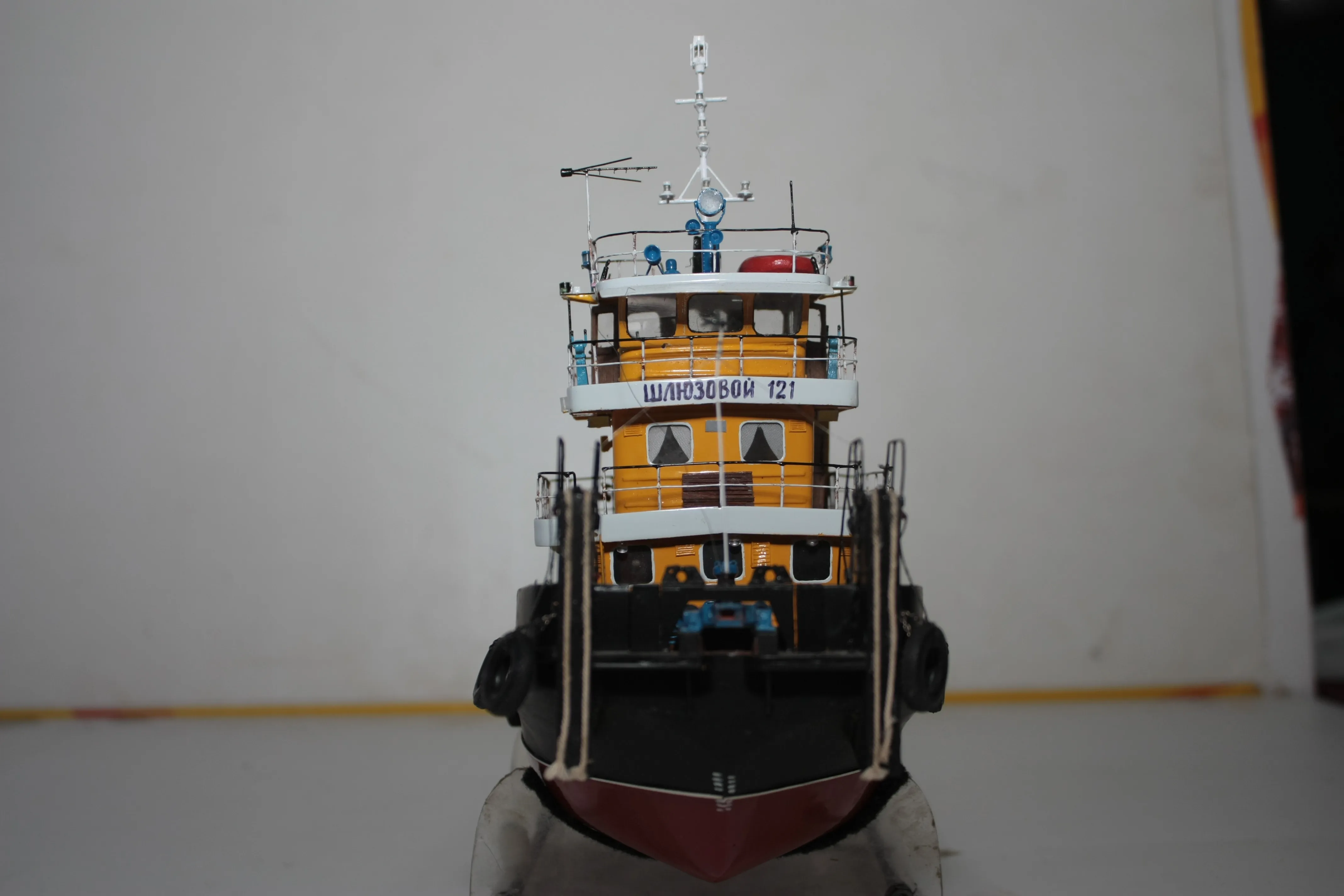 Модель корабля Буксир-толкач Шлюзовой-121 - Верфь на Столе