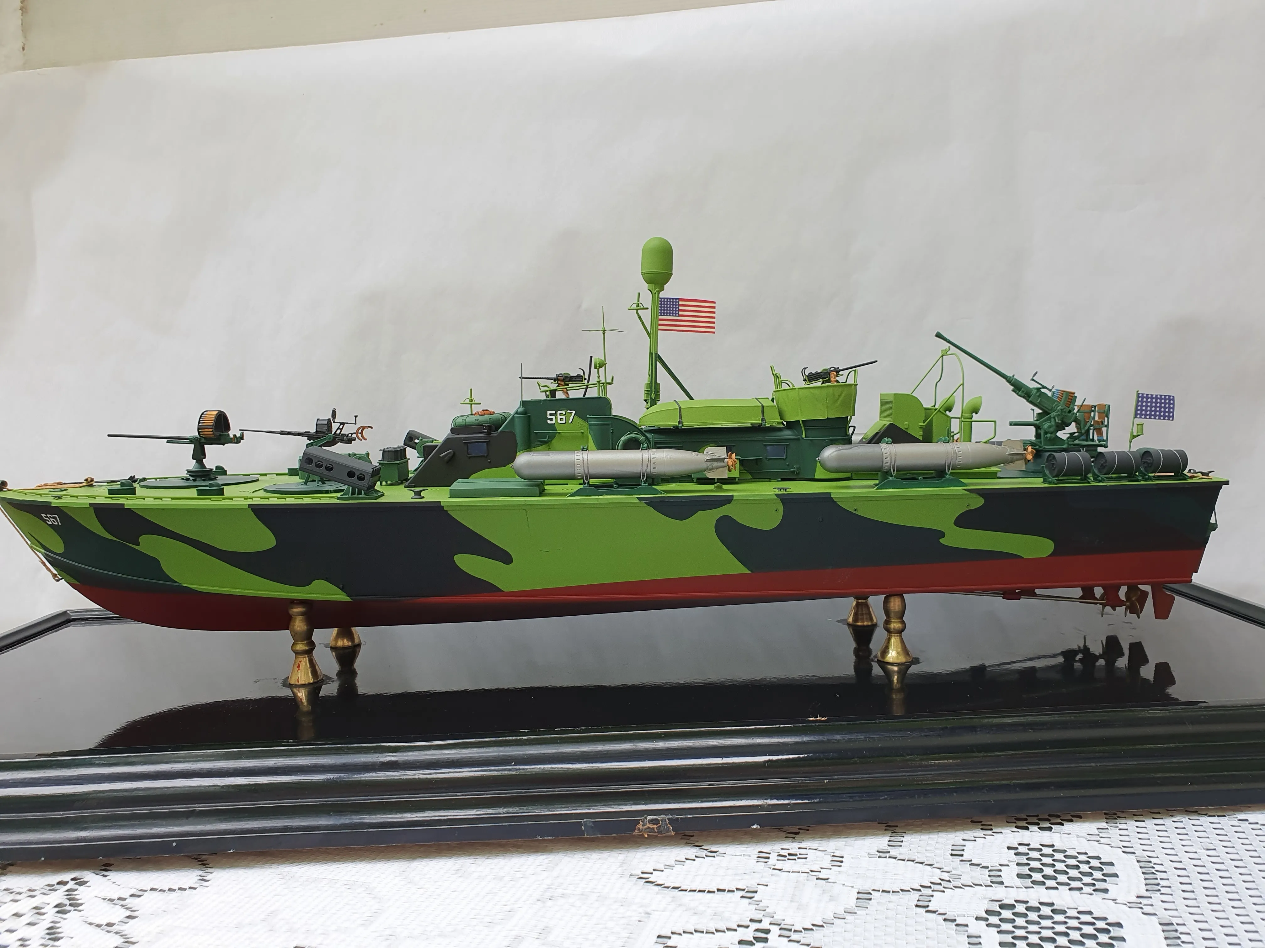 Модель корабля ELCO 80 TORPEDO BOAT PT-567 - Верфь на Столе