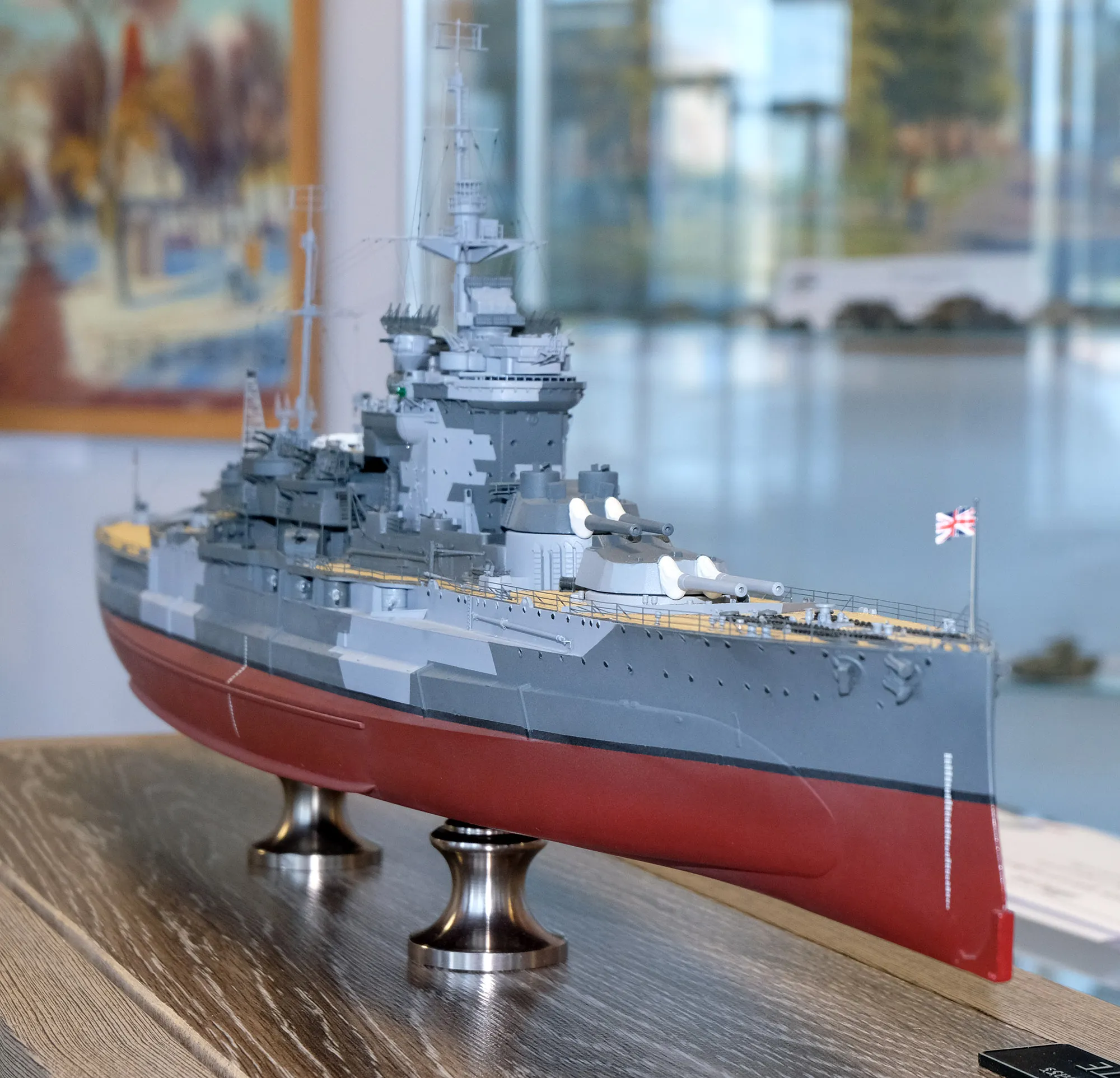 Модель корабля Британский линкор "Warspite" - Верфь на Столе
