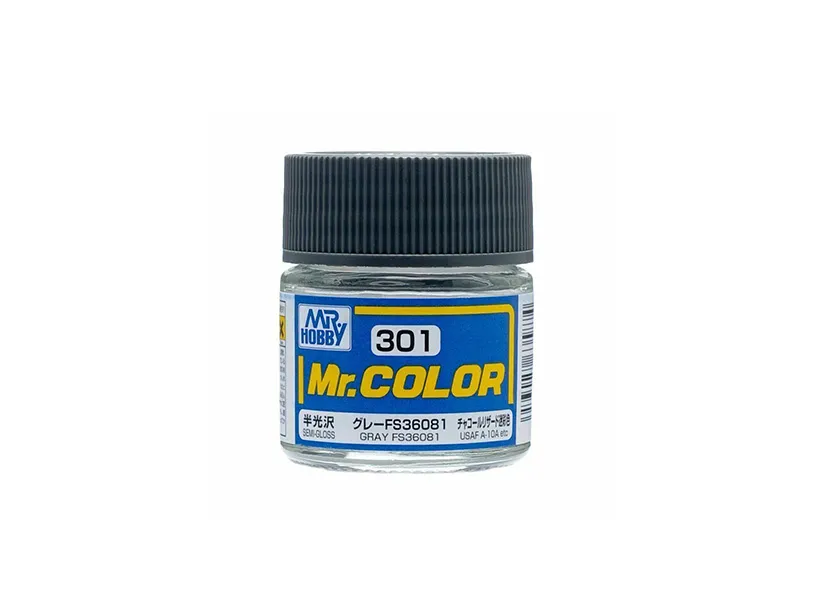 Краска Mr Color, серая FS36081, полуматовая, C 301, 10 мл