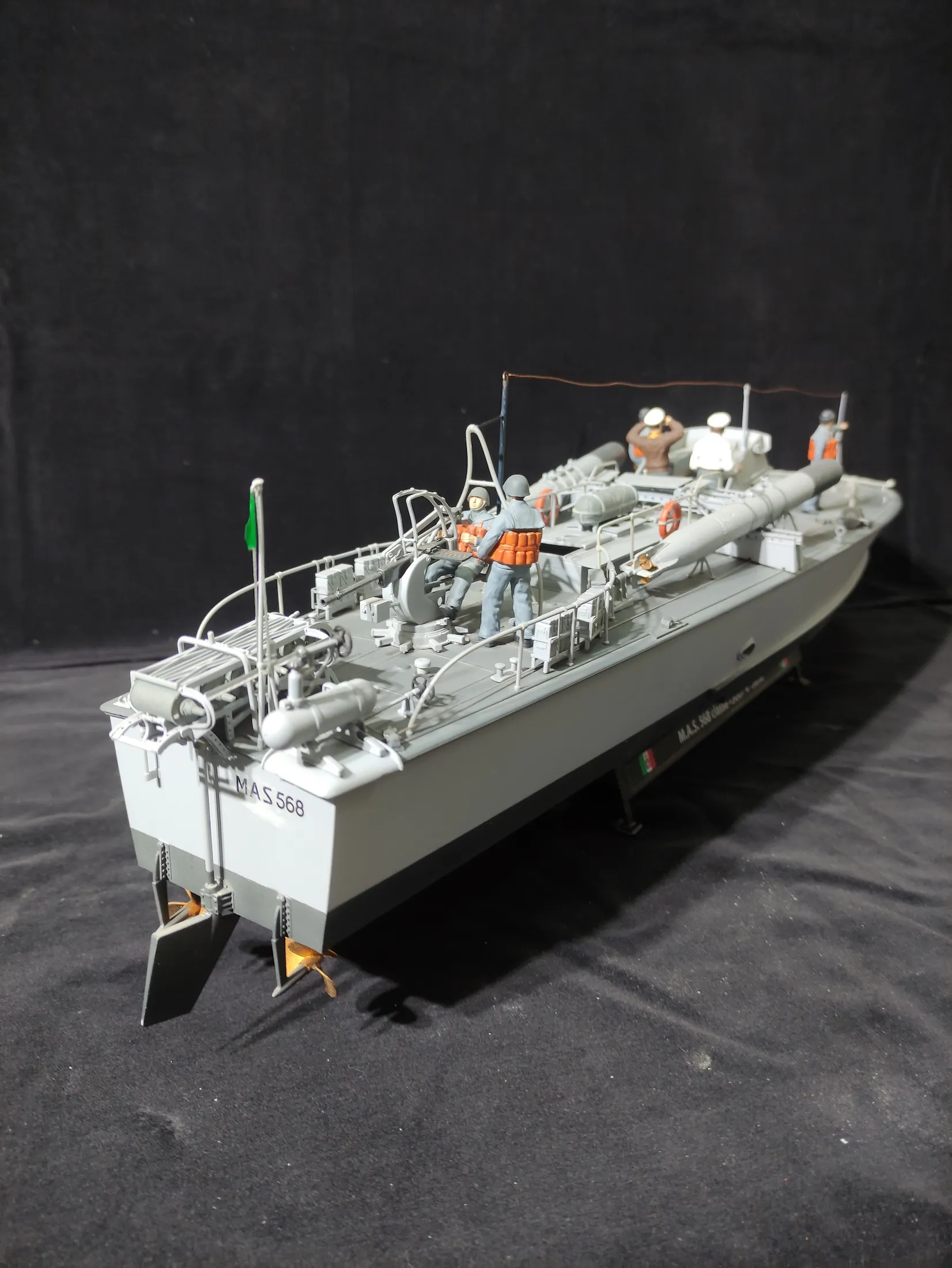 Модель корабля M.A.S. 568 4A Serie Torpedo Boat - Верфь на Столе