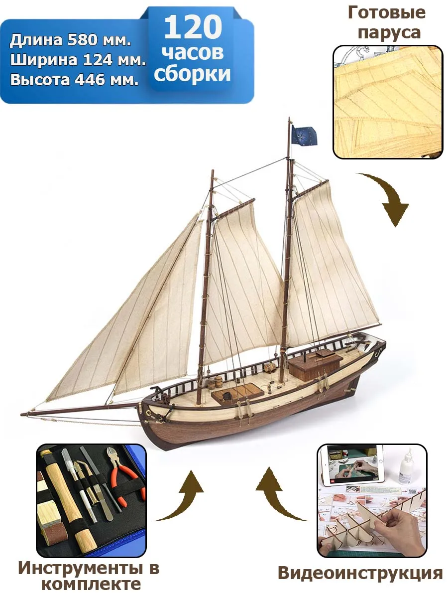 модель корабля своими руками Polaris Starter Pack