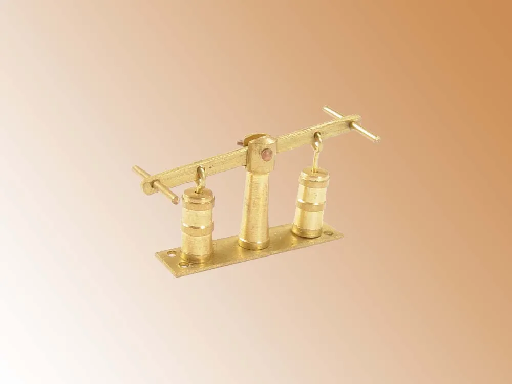 Помпа двухкамерная, латунь, 6x24 мм