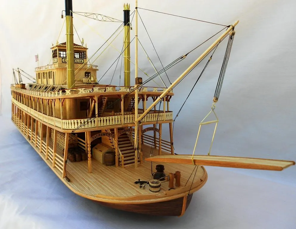 Модель корабля Речной пароход "Cornelia" - Верфь на Столе