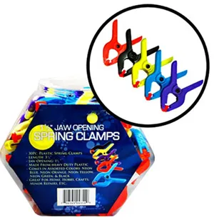 Пластиковый зажим, 40 мм, 30 шт