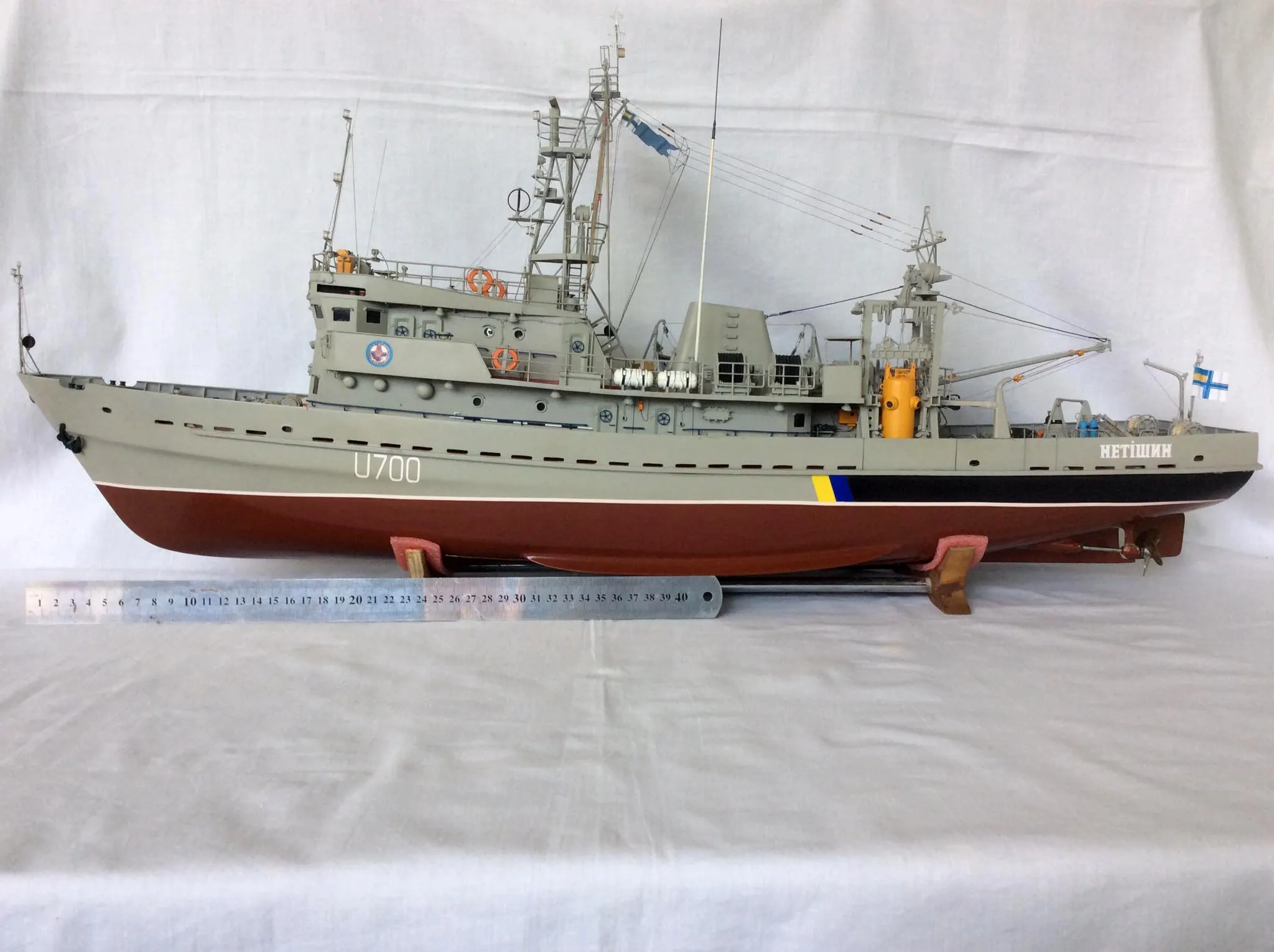Модель корабля Водолазный бот проекта 535 типа "Краб"  - Верфь на Столе