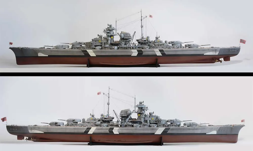 модель корабля Bismarck (Бисмарк) модель корабля Bismarck (Бисмарк)