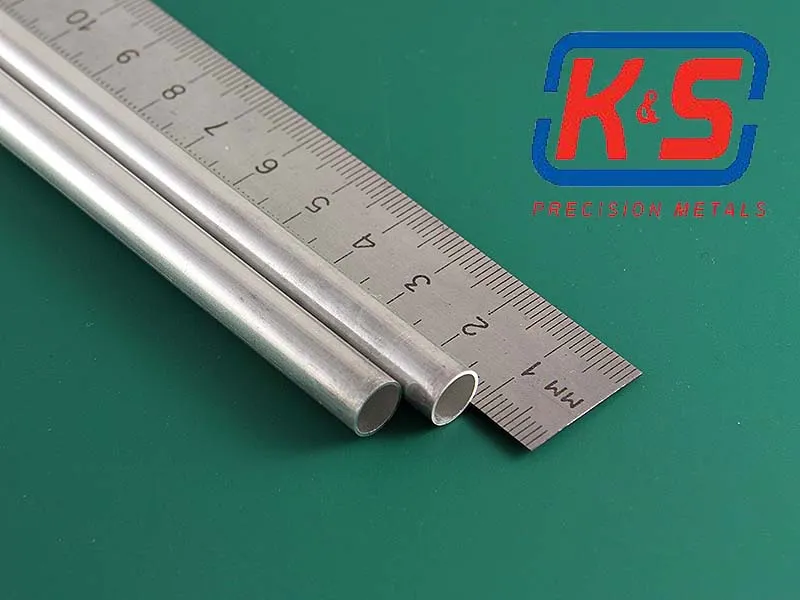 Тонкостенная алюминиевая трубка 8x0,45 мм, 2 шт