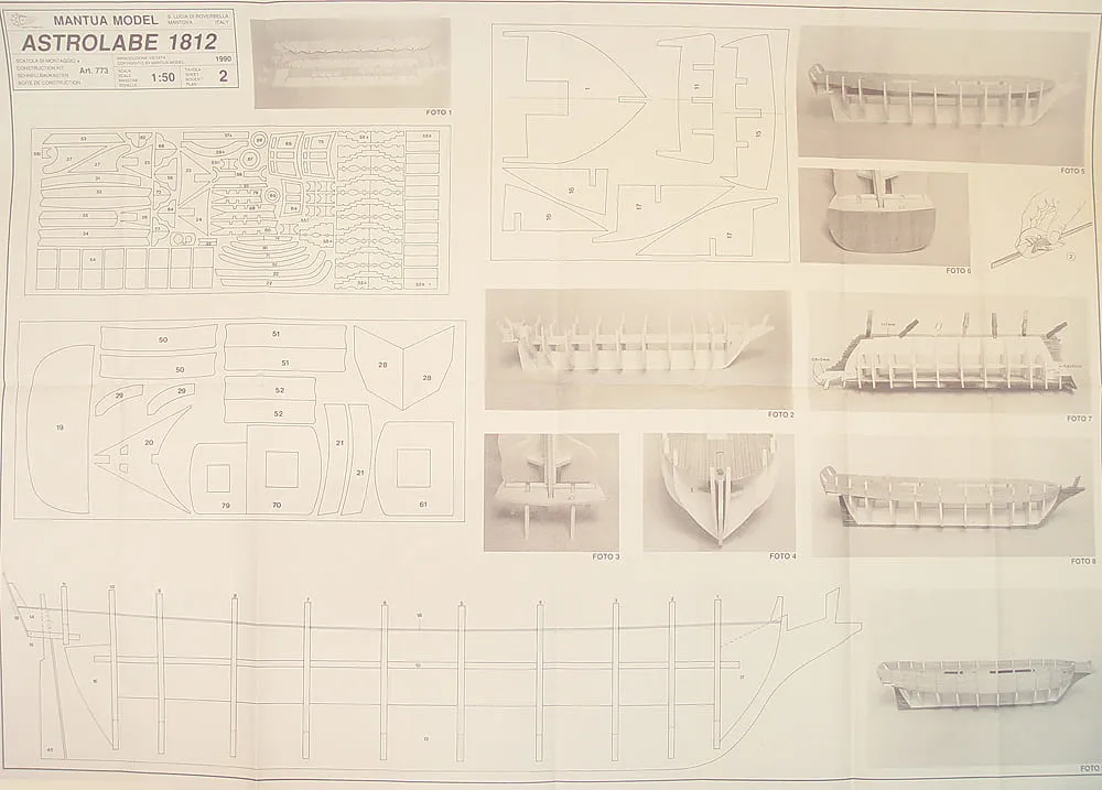 Чертеж корабля Astrolabe