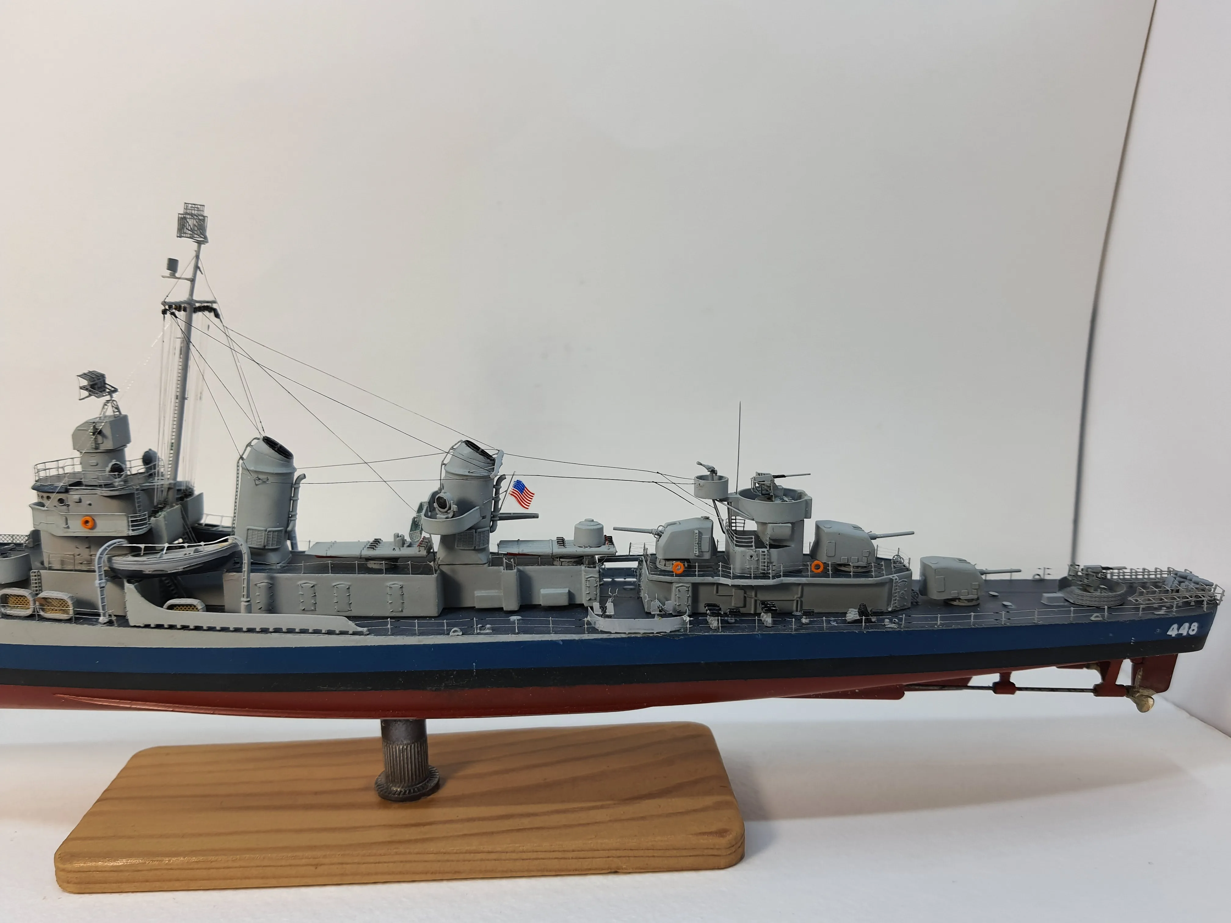 Модель корабля USS La Vallette (DD-448) - Верфь на Столе
