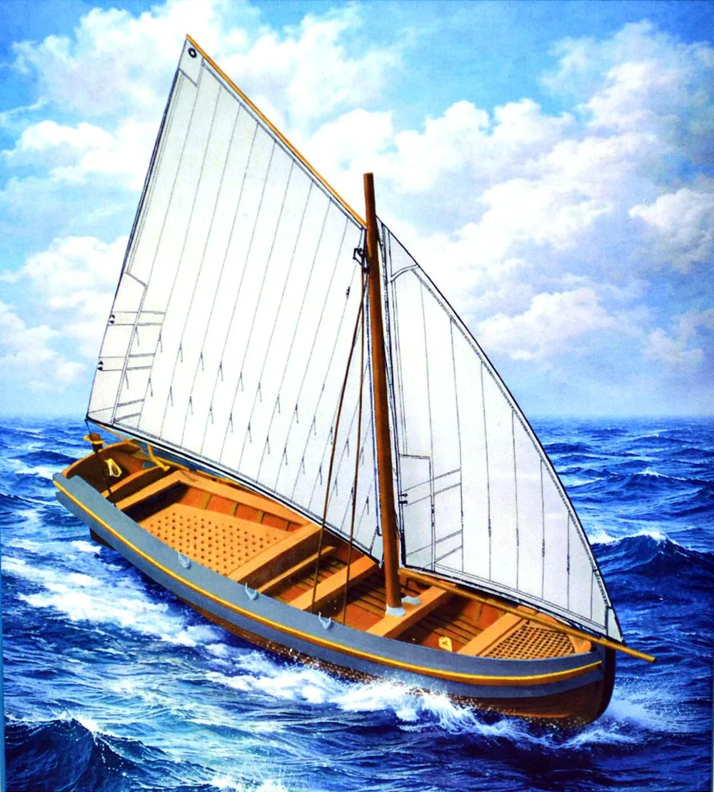 Модель Ял 6-весельный XVIII-XIX в. Модель Ял 6-весельный XVIII-XIX в.