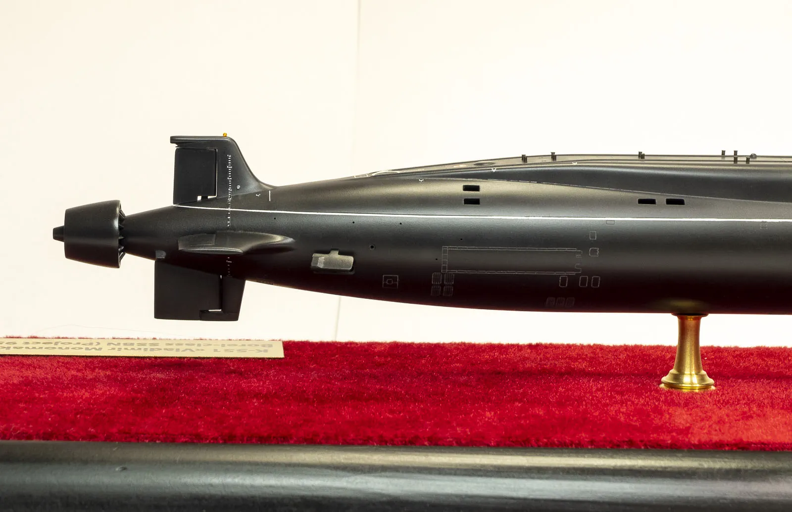 Модель корабля АПЛ К-551 "Владимир Мономах" проекта 955 Борей - Верфь на Столе