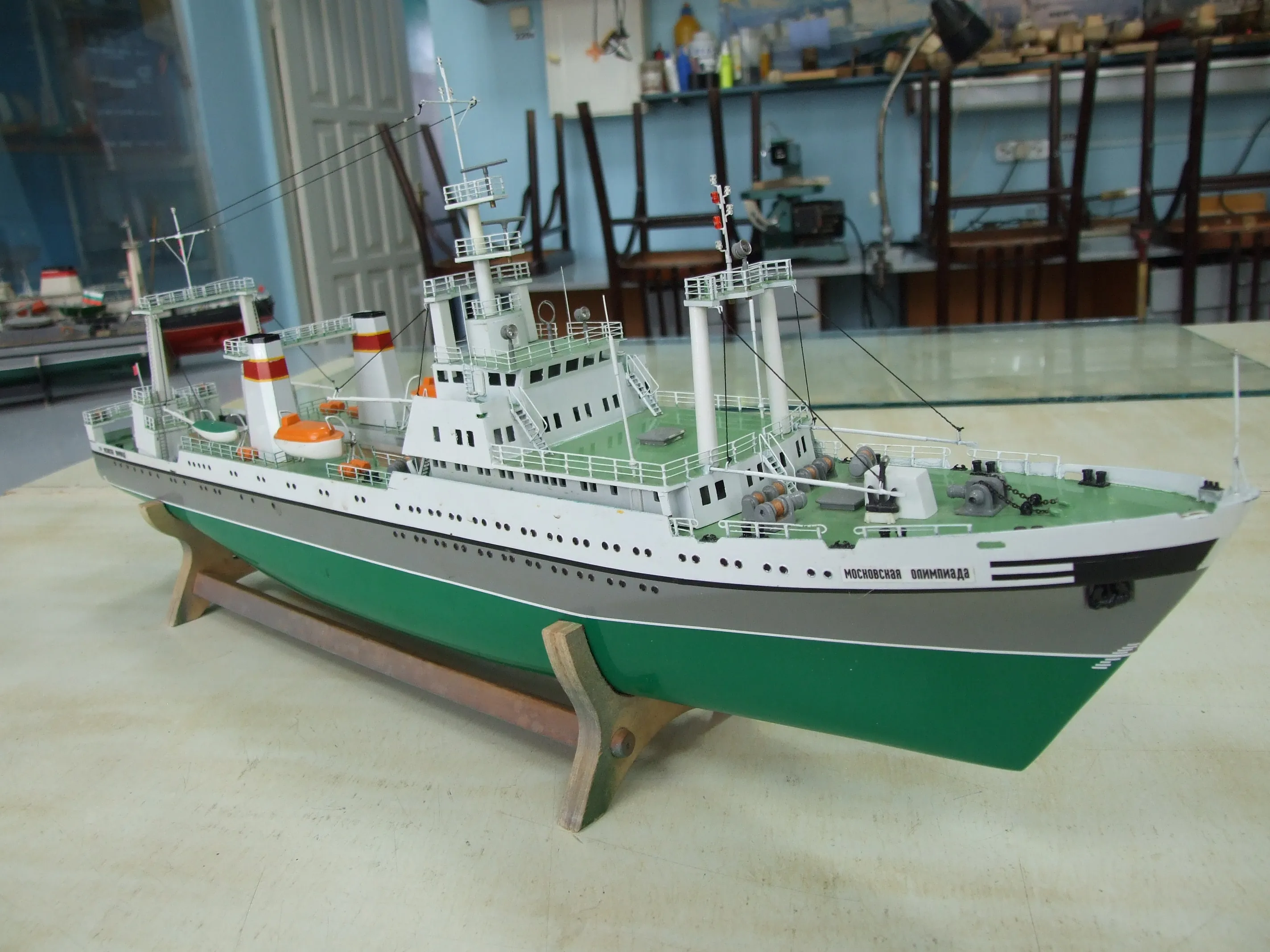 Модель корабля БАТМ "Московская олимпиада" - Верфь на Столе