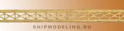 Декоративная полоска, латунь