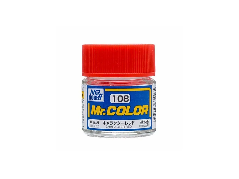 Краска Mr Color, красная для надписей, полуматовая, C 108, 10 мл