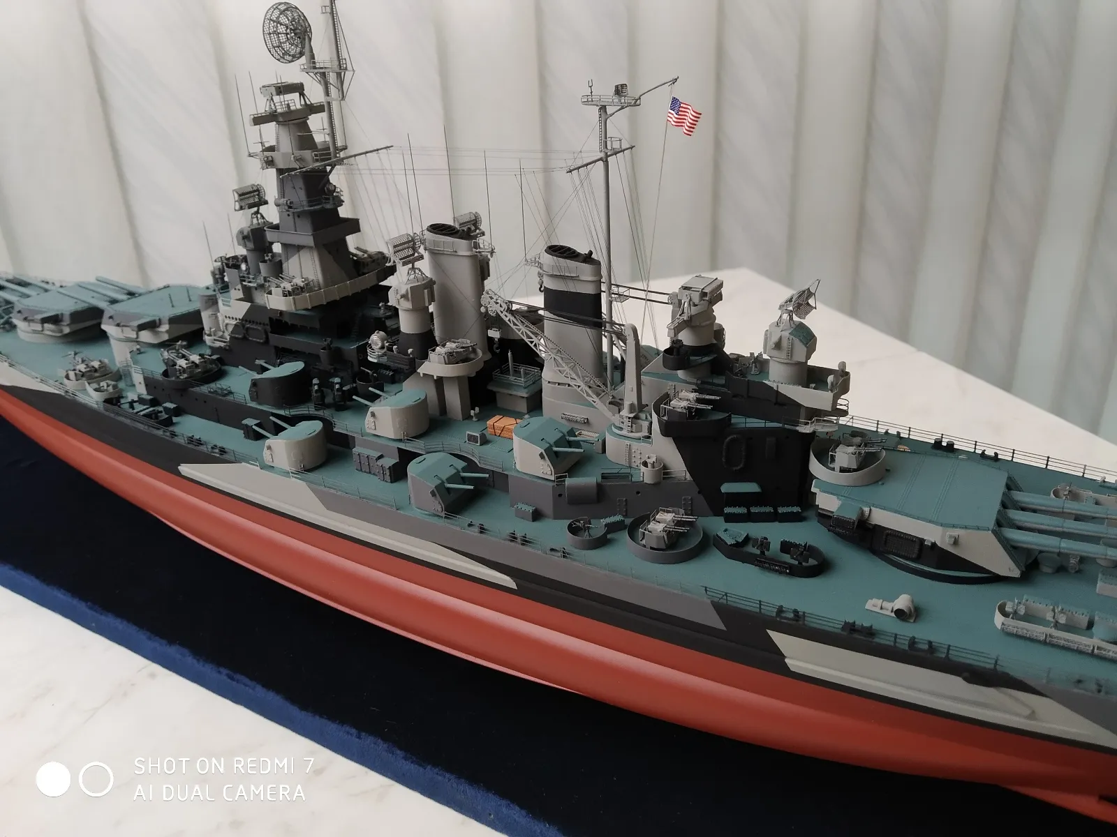 Модель корабля Линкор «North Carolina» - Верфь на Столе