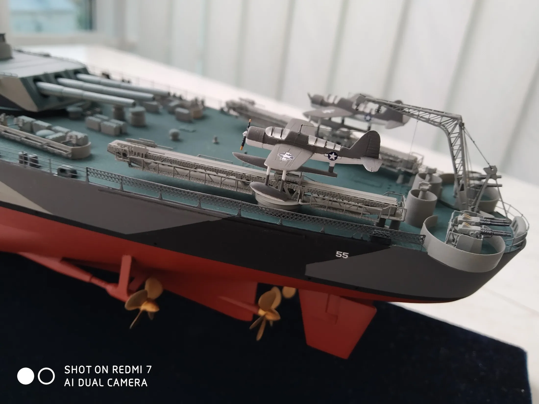 Модель корабля Линкор «North Carolina» - Верфь на Столе