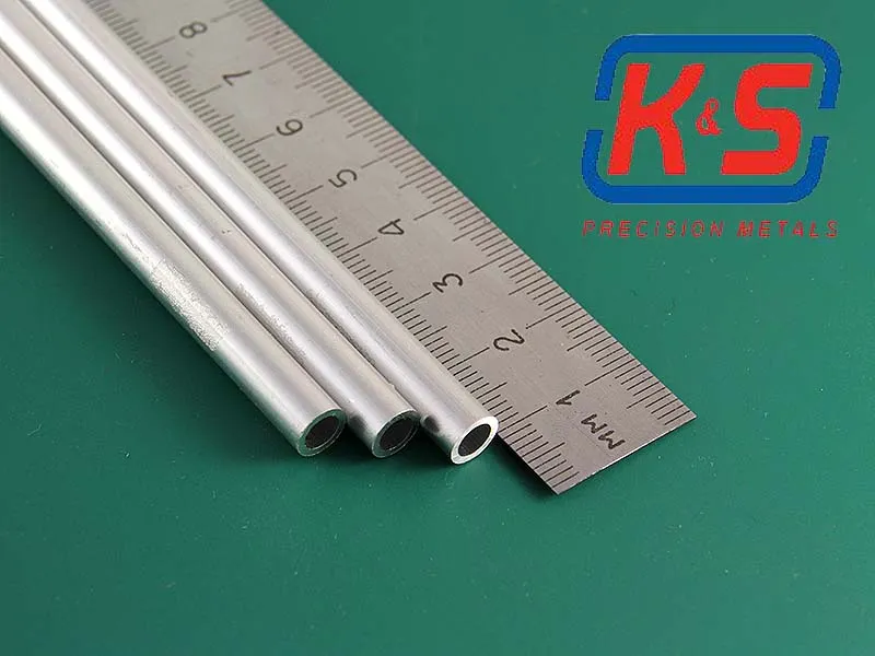 Алюминиевая трубка 6,4х0,88 мм, 1 шт