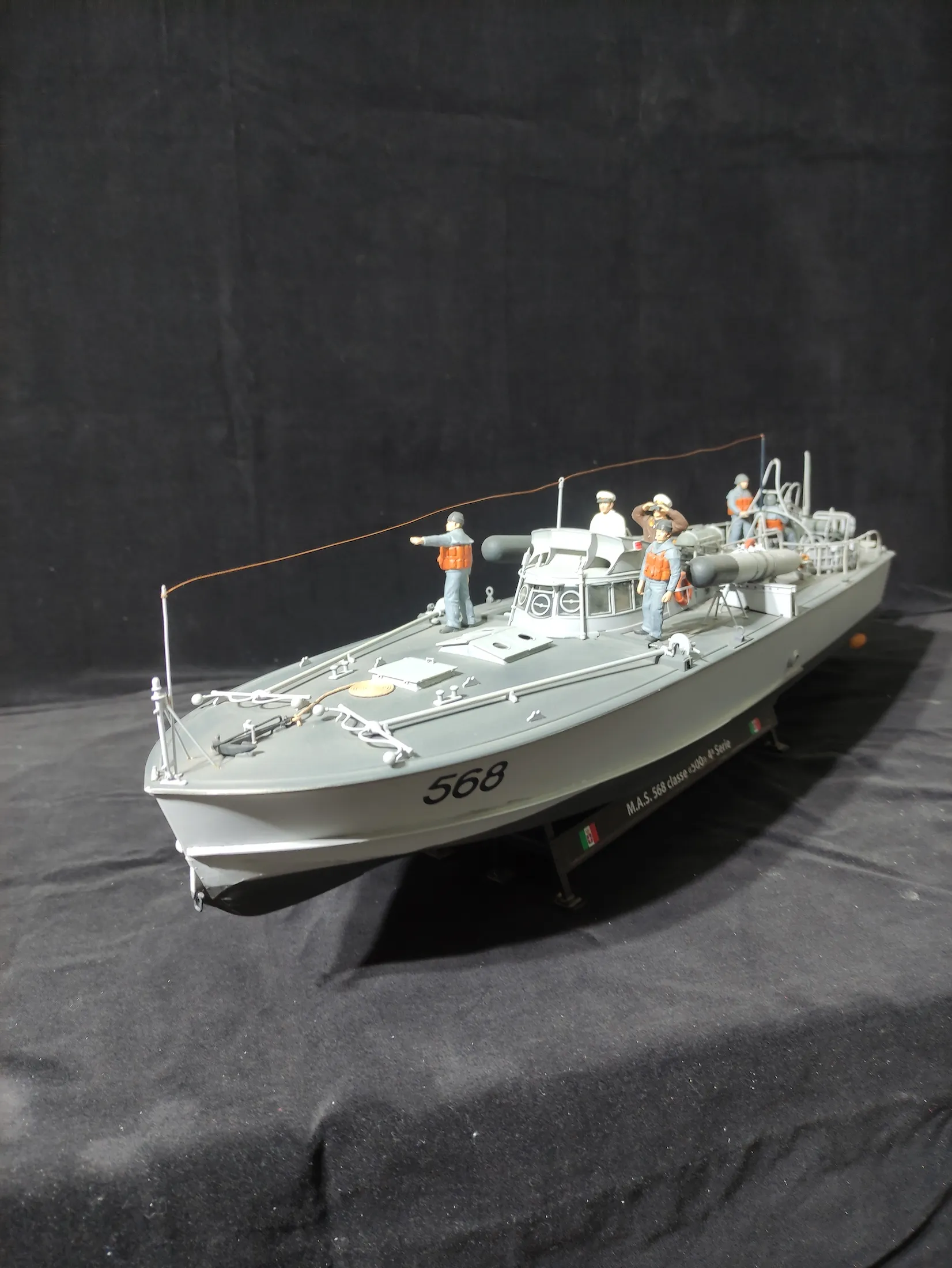 Модель корабля M.A.S. 568 4A Serie Torpedo Boat - Верфь на Столе