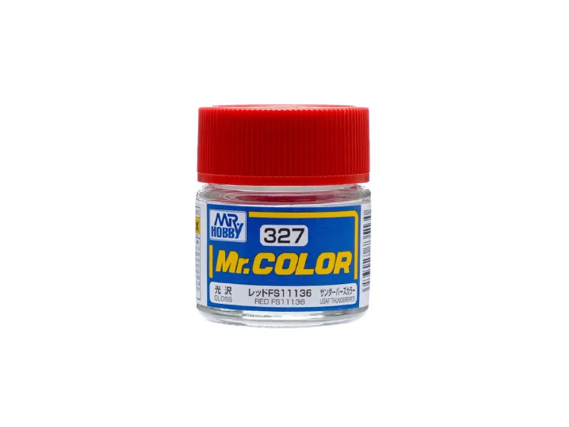 Краска Mr Color, красная FS11136, глянцевая, C 327, 10 мл