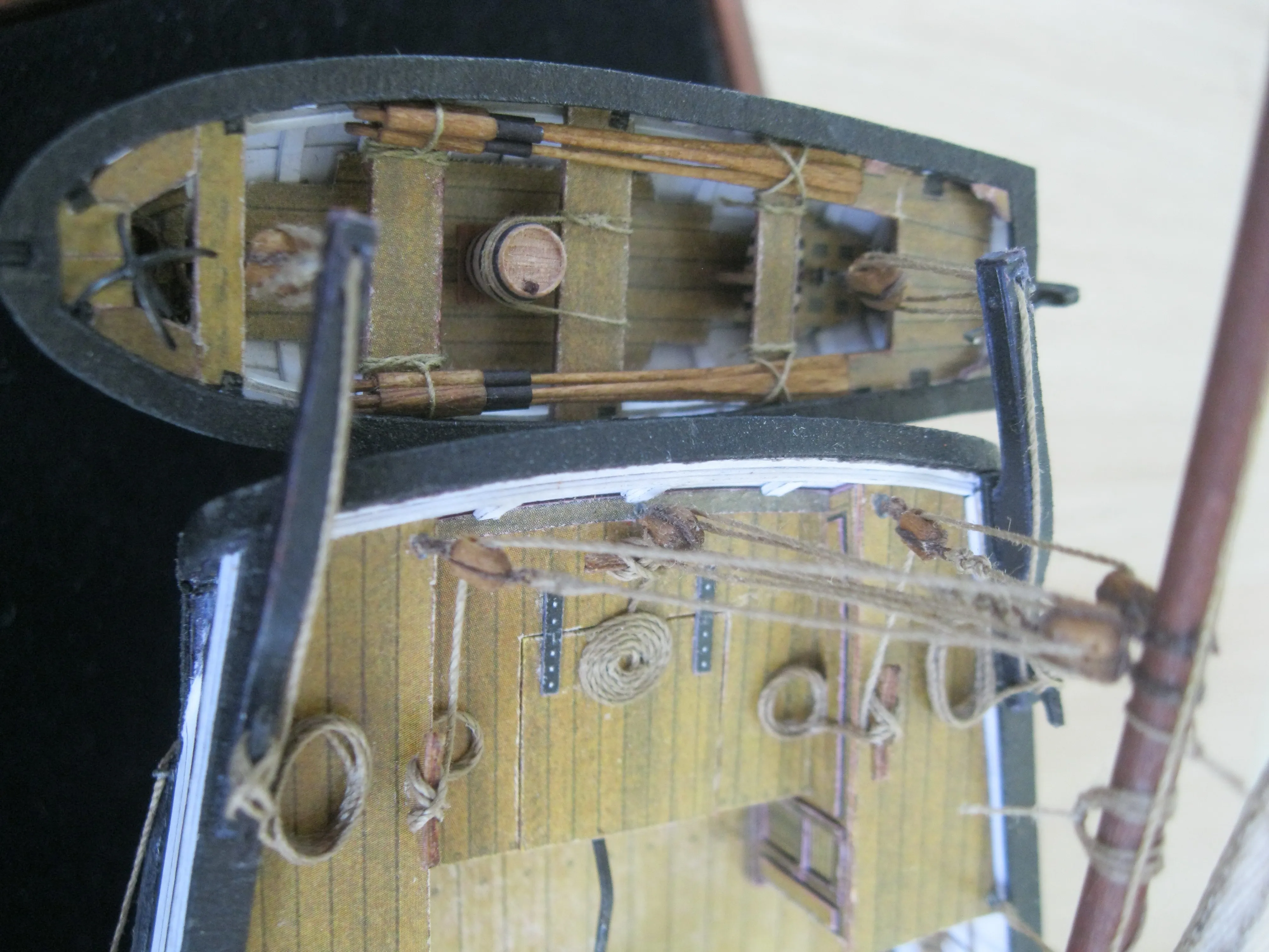 Модель корабля Тендер „Поспешный” - Верфь на Столе