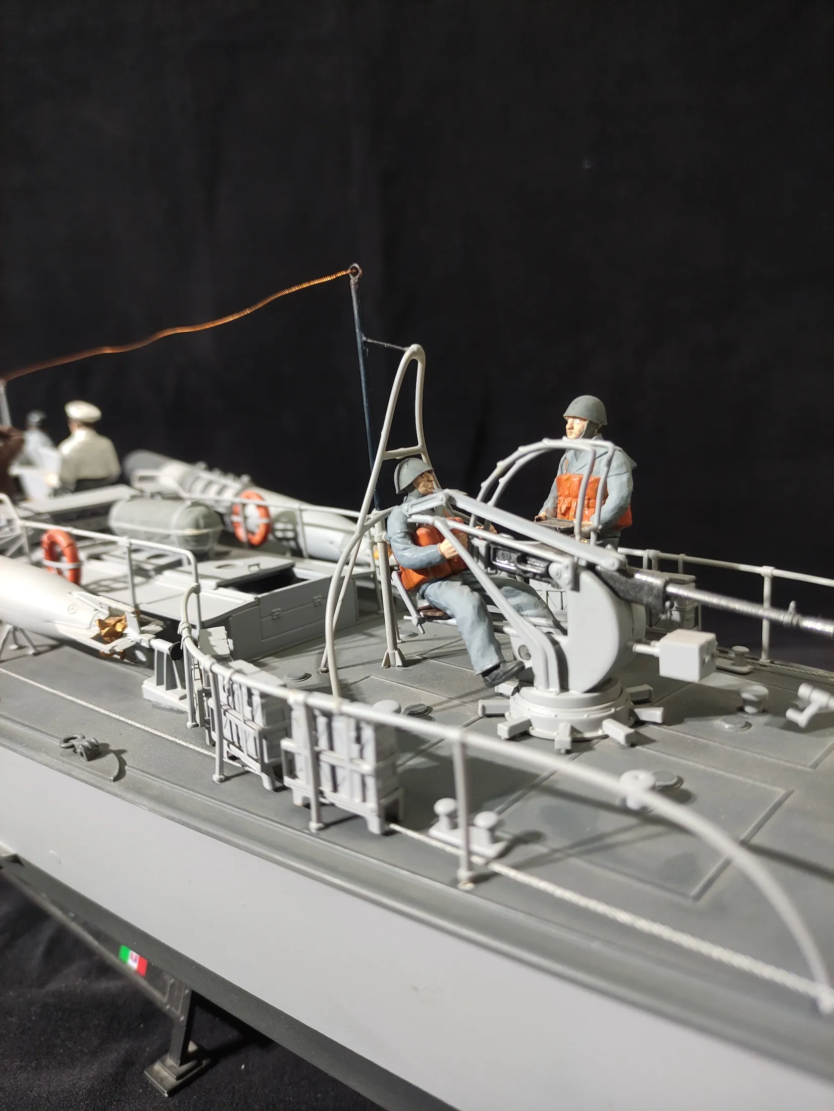 Модель корабля M.A.S. 568 4A Serie Torpedo Boat - Верфь на Столе